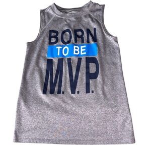 Carter’s Activewear Born to be MVP Graphic Tank Top Gray Size 7